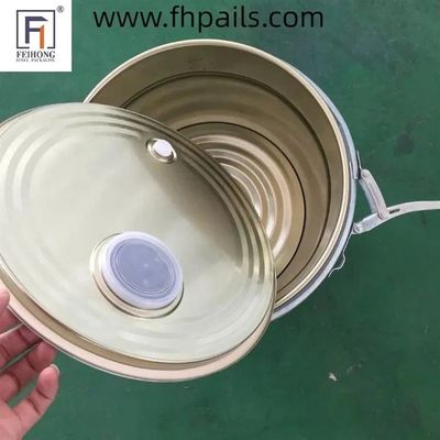 Kaffeebohnen aus Edelstahl Leerer Metallbehälter 20L mit Luftventil
