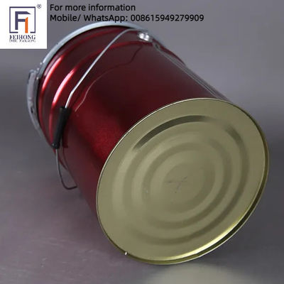5 Gallonen offener Stahlbehälter mit Epoxy-Phenol-Beschichtung