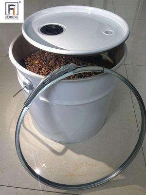 Getrocknete Kaffeebohnen Lebensmittelsicherheit Metall Eimer 5 Gallonen 0,32 bis 0,42 mm