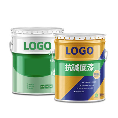 Metall 10 Liter Farbe Eimer 3 Gallonen mit inneren Lackbeschichtung und Loop Deckel