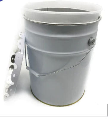 Kegelförmiger 5 Gallonen offener Stahlbehälter mit PE-Trommelverkleidung 0,32 bis 0,42 mm