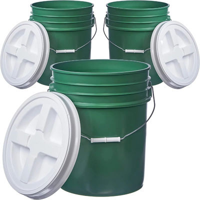 Lebensmittelqualität 5 Liter Plastikbehälter mit Gamma-Dichtungsdeckel