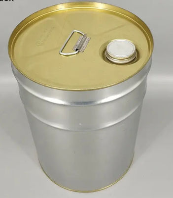 5 Gallonen Metall Eimer Gold Phenolik mit Spülung ausgekleidet