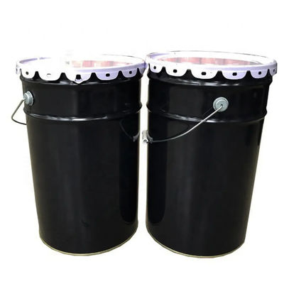 25L zylindrischer Metallfarbebehälter mit Blumendeckel für die Farbe