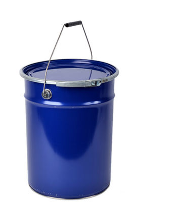 Blau offenen Kopf 5 Gallonen Metall Eimer Rost gehemmt