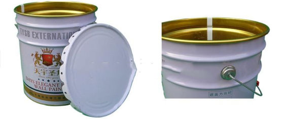 Glatte Oberfläche Druckfestigkeit Metallgriffe Chemische Metallbehälter mit individuellem Druck