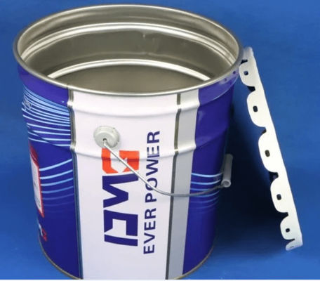 20 L Fettblech-Eimer Metallbehälter mit Blumendeckel
